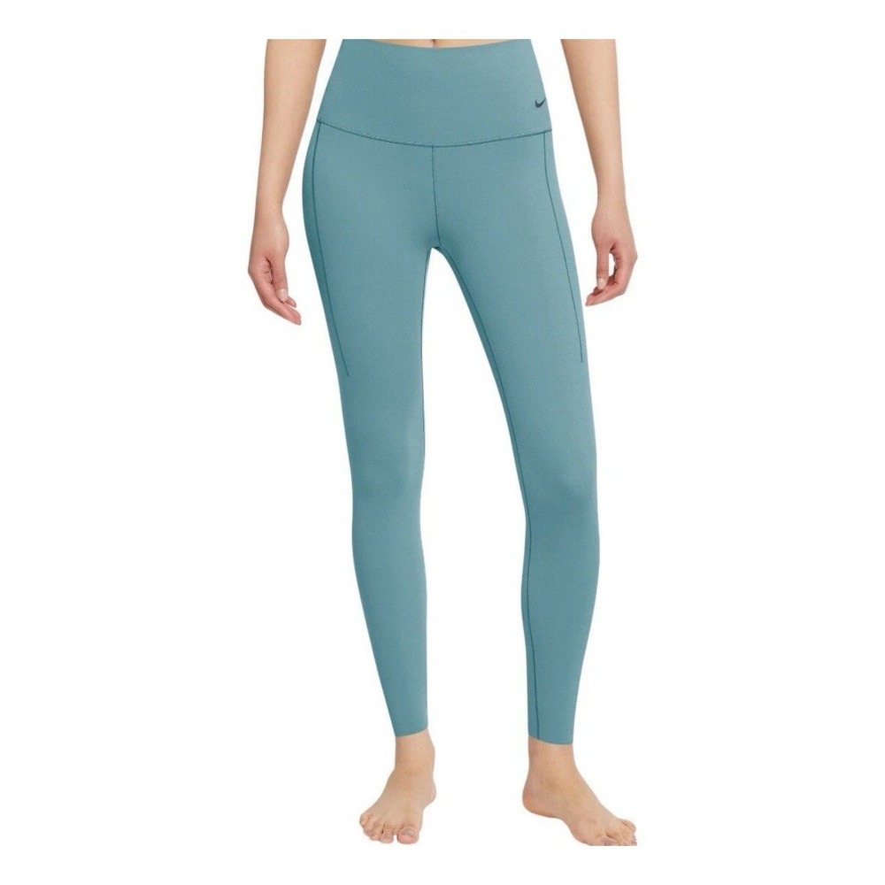 Womens Med - Nike Zenvy High-Waisted 7/8 Leggings Gentle Support Blue DQ6015-464